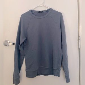 Vince blue terry crewneck sweatshirt XS